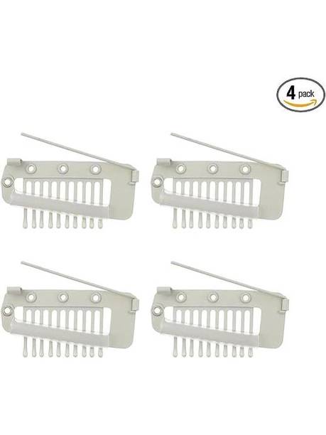 ADORNISH 4 pc Chunni pin Stainless Steel Dupatta Clips with Safety Pins Hair Pin