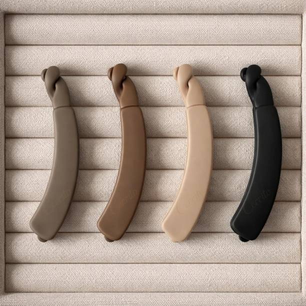 CAVECARE Banana Clips Thick Curved Matte Multiccolor, Medium Size Pack of 04 Banana Clip Banana Clip