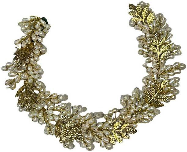 VAGHBHATT Headdress Hair Clip Headband Hair Vine Headpiece Hair Accessories Wedding Tiara Hair Accessory Set