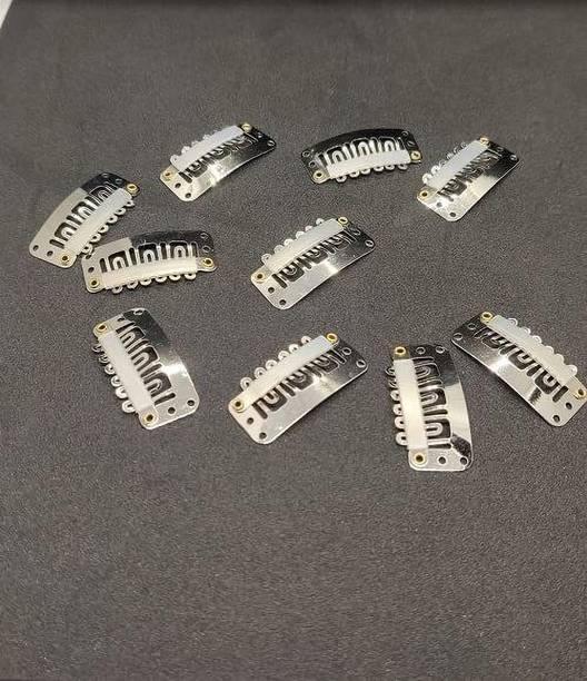 Stylazo U SHAPE Silver Clips (Pack Of 10) Hair Clip