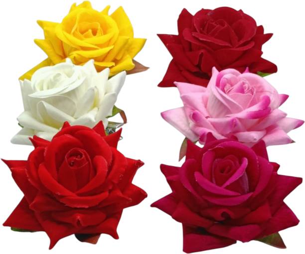 Fascinating Rose Flowers Hair Clips Hair Clip