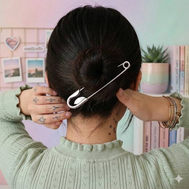 mohaati Oversized Safety Pin Korean Style Hair Accessory Hair Pin