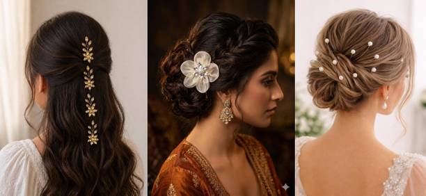 Ikhodal Beautiful Elegant Hair Accessories for Women Girls Hair Accessory Set