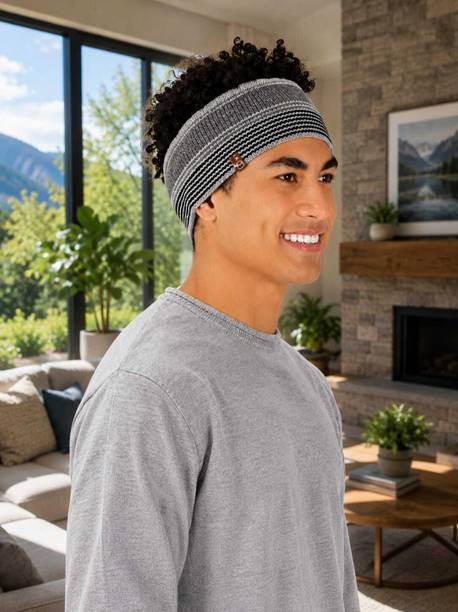 Tiny Tales Unisex Knitted Woolen(IND*64) Headband Earmuffs for Men Head Band