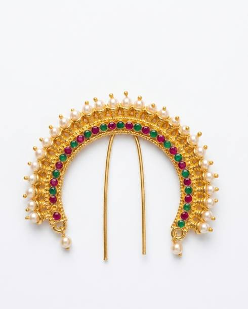 AlpTara Jewellery Golden Amboda Hair Pin Hair Pin