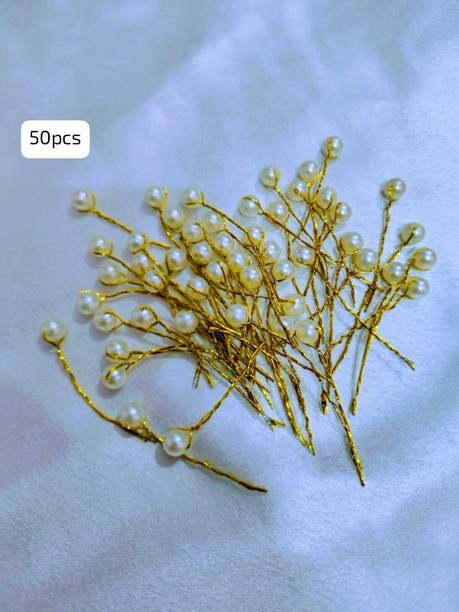 KVY COLLECTION Hair accessories for women wedding crystal juda pins ,hair clips(50pcs) Hair Pin