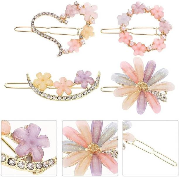 सिया वेंडर्स 2 Bow + 2 Baby clip Baby Girl Hair Accessories Hair Clips Ties Hairpins