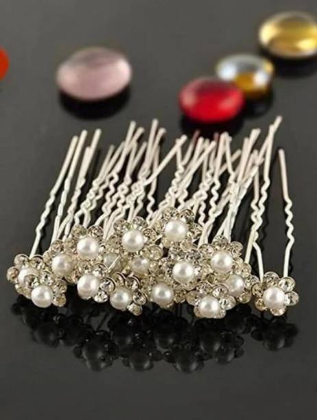trusetedwell woman bun stone pin for bridal Hair Pin