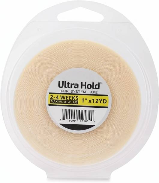 Ultra Hold Walker Tape 3/4" x 12 Yards- Strong, Waterproof Tape for Long-Lasting Secure Fit Hair Accessory Set