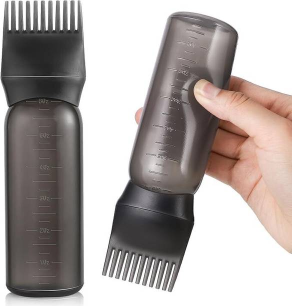 Tarsariya Mart Hair oil dispenser bottle hair oil bottle empty hair root applicator bottle
