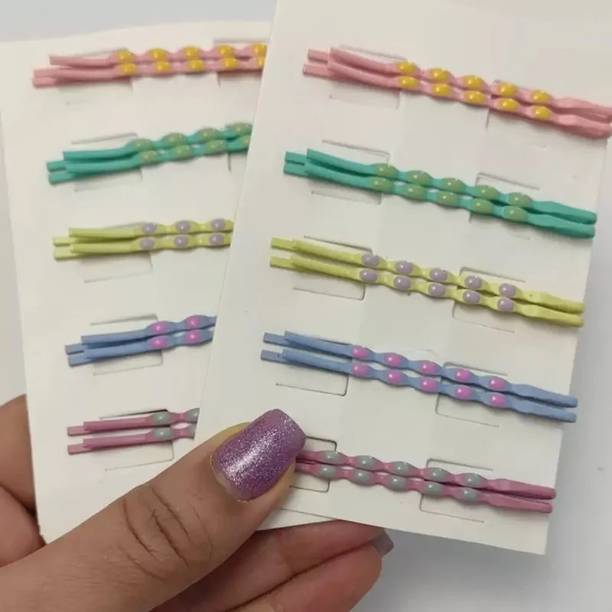 Yeahmom Bobby Hair Clips Flat Hairpins Metal Barrettes Bobby Pins Set -20 Hair Pin