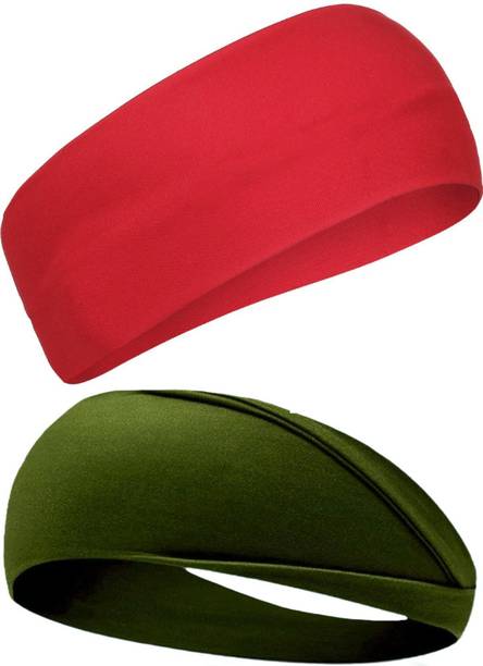Bismaadh Men & Women Solid for Sports, Cycling, Walking, Exercise, Biking etc Head Band