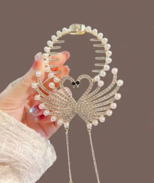 ShaMo Swarn Design Pearl hair tessels hair band Hair Band