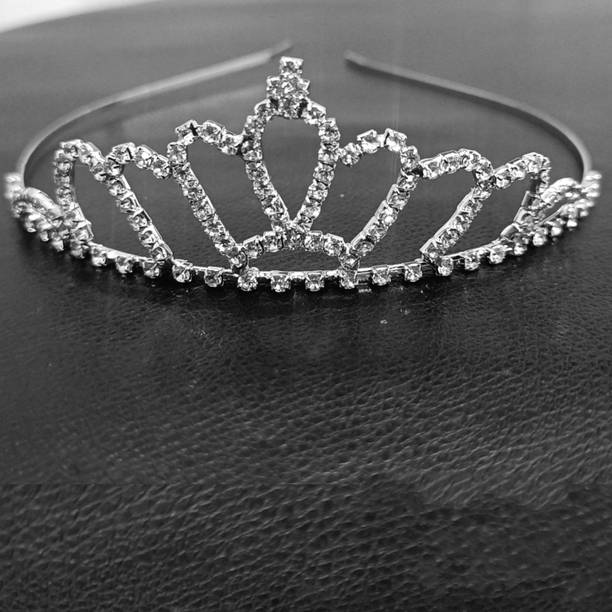 Orama RhineStone Silver Crown Hair Accessory Set