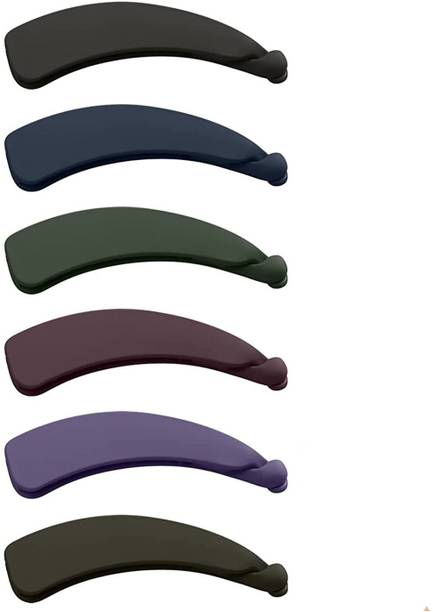 Ashkash 6Pcs Strong Holder 4.3" Large Cute Ponytail Matte Banana Clip for Women Banana Clip