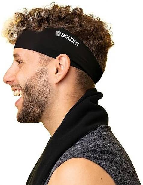 BOLDFIT Head Band For Men Sports headband for men Women gym Girls Running Combo Stylish Head Band