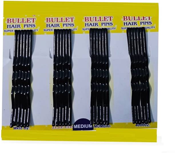 Tintoo 60 Pcs 2.2 Inch Black Bobby Pins for Kids, Girls and Women Hair Pin