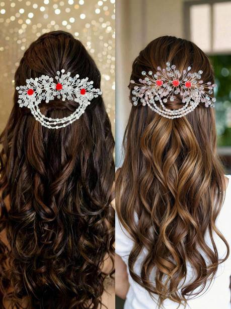 Lunox pink_white_tiara_ltkn Hair Accessory Set