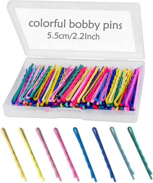 Misa Metal Bobby colourful Non-slip for women and grils-(50Pcs) Hair Pin