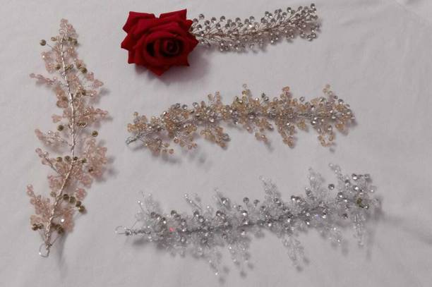 Lalwani and Co Fancy Hair Tiara for women (Set of 4) Hair Accessory Set