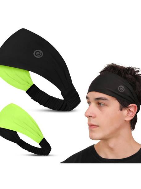 Athmonk Lycra Multipurpose Reversible Headband for Men Women Head Band
