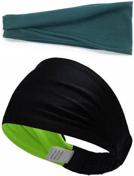 Bismaadh Men & Women Solid for Sports, Cycling, Walking, Exercise, Biking etc Head Band