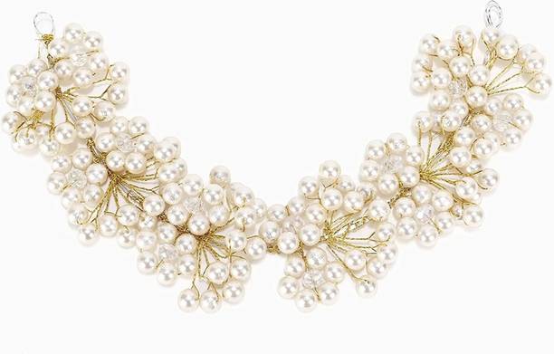 Rubela Hair Accessories Flowers Hair Juda Pins Golden Fashion tiara Hair Accessory Set