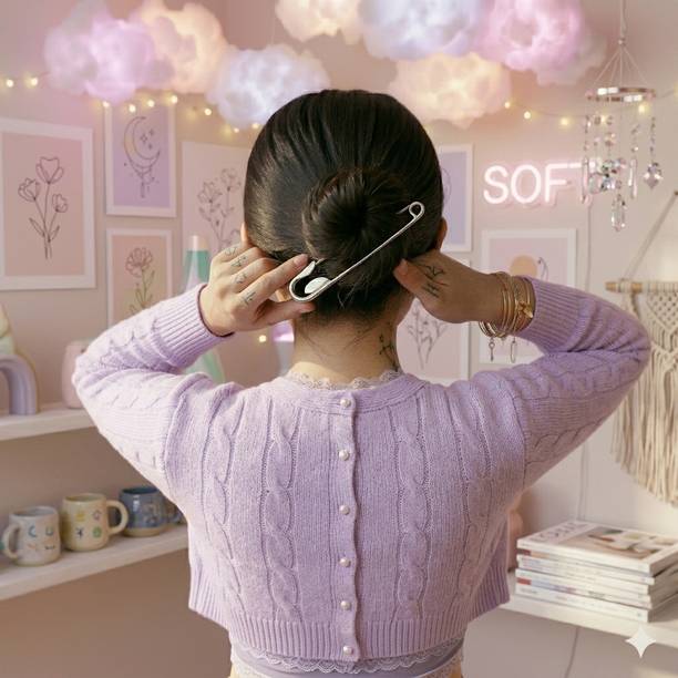 mohaati Oversized Safety Pin Korean Style Hair Accessory Hair Pin