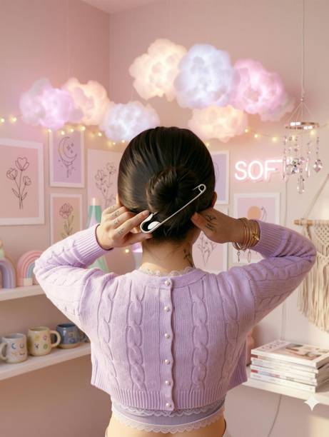 mohaati Oversized Safety Pin Korean Style Hair Accessory Hair Pin