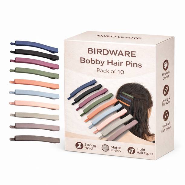 BIRDWARE Acrylic Hair Barrette Thin Bobby Pin Korean Hair Accessories Tictac Hair Clips Hair Pin