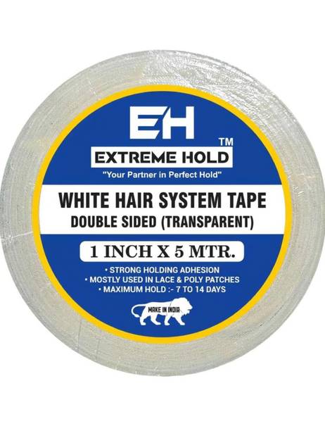 EXTREME HOLD EH WHITE TRANSPARENT DOUBLE SIDED TAPE 1 INCH X 5 MTR Hair Accessory Set