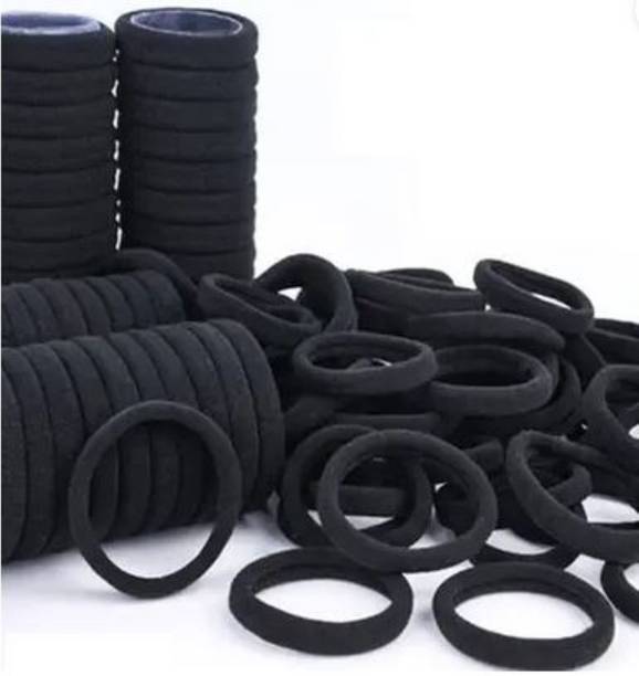 Mithim Traders Soft Black Stretchable Hair Band for Women & Girls (Pack of 35) Hair Band