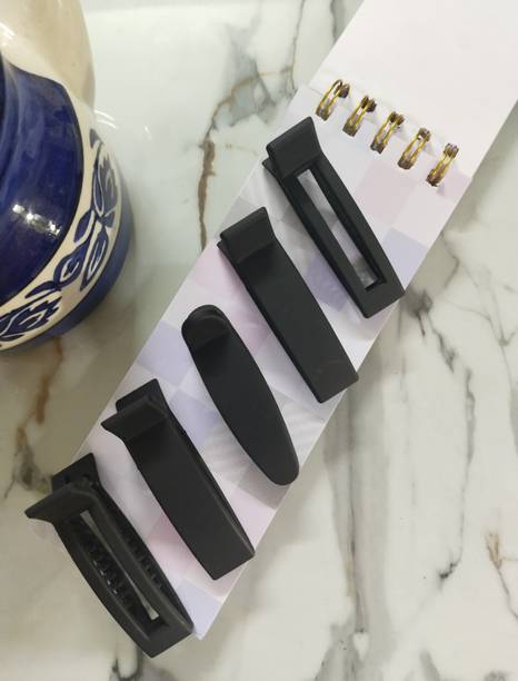 DELEENA Matte Finish Elegant Hair Banana Claw Clips For Women & Girls ||Pack of 5|| Banana Clip