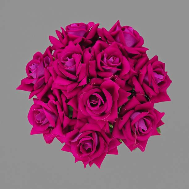 Pinaka Pack Of 1 Beautiful Bridal Bun Juda Maker Flower Gajra Hair (New Rani) Hair Accessory Set