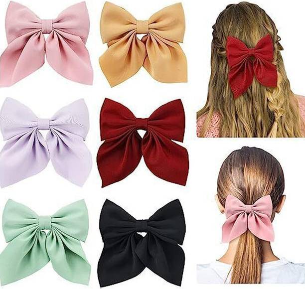 Samridhi DC Set of 6 Bow Hair Clip Hair Clip