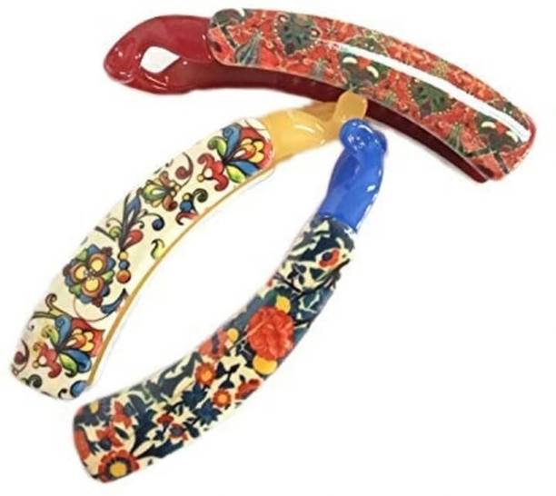 LE CHAN Clutcher Women Hair Clips/Banana Clip Hair Accessories (Pack of 12) Banana Clip Banana Clip