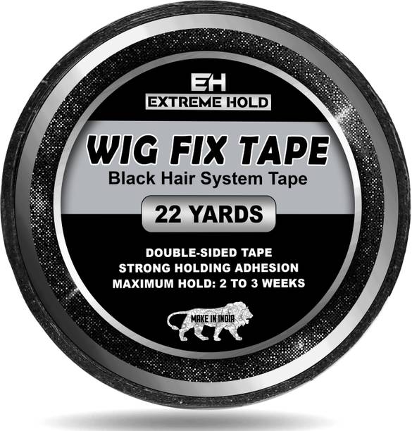 EXTREME HOLD Black Double Sided Tape 22 Yards Hair Accessory Set
