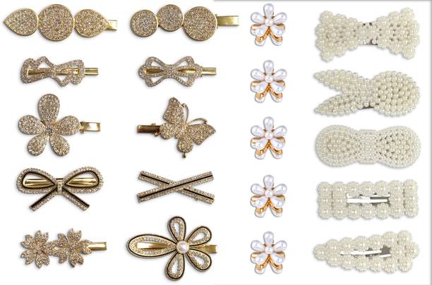 ANNA CREATIONS 20 Pcs Rhinestone Korean Style Hair Clips Hair Accessories Set For Women Girl Hair Clip
