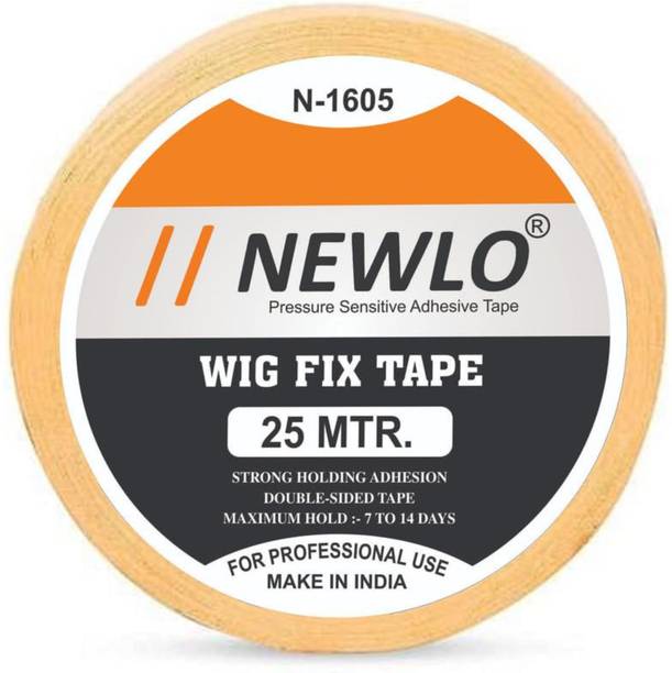 Newlo - Tape Hair Wig Yellow Cloth Tape 25m for Patch/Toupee Men & Women Hair Accessory Set
