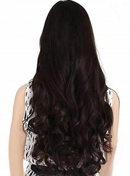 VIVIAN Beautiful Looks Premium Quality Wavy 5 Clip In Hair Extension Hair Clip