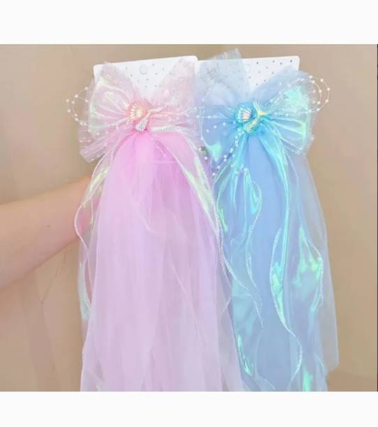Sankalp Long net hair bow Hair Clip