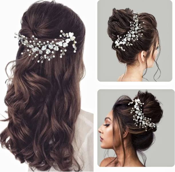 ZariDesigner handmade hair tiara brooch for girls and women Head Band