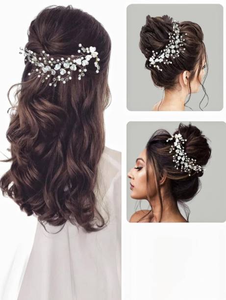 ZariDesigner handmade hair tiara brooch for girls and women Head Band