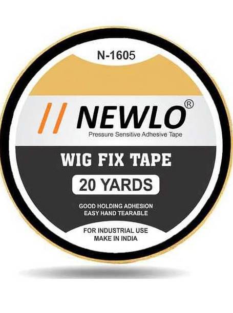 Newlo Hair Wig Fix Tape | 20Y | Black | Waterproof | Strongest | Hair Accessory Set