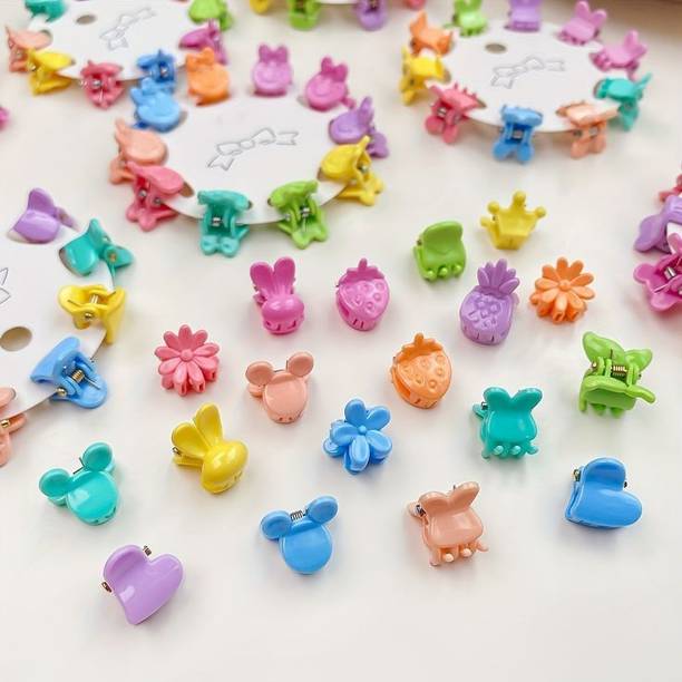 KATY Decorative cute mini mix designs hair clips for kid's girls/baby girl set of 30 Hair Clip