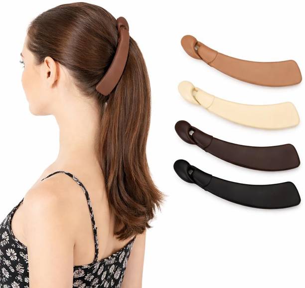 INHEAVEN Banana Clips Hair 4 Pcs Clips for Thin Hair Women Non Slip Banana Clip Banana Clip