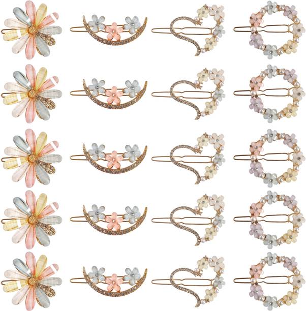 Anna Stella Korean Style Flower Lock Hair Pin Hair Accessories set For Women And Girls Hair Pin
