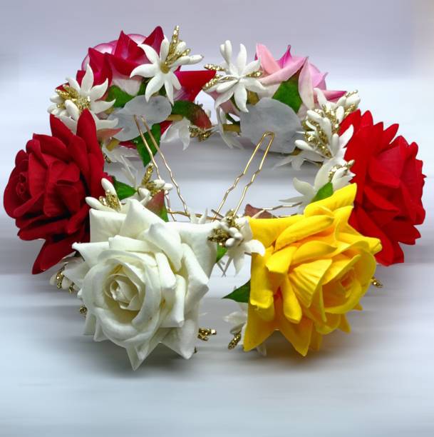 Fascinating diva Rose pin Hair Pin