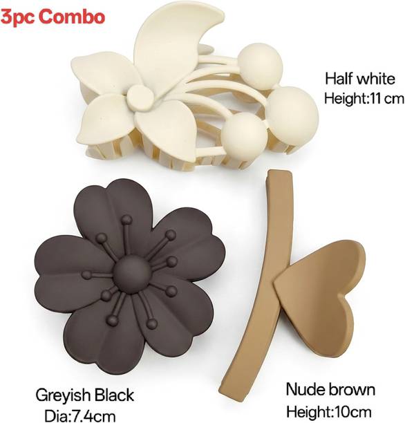 MasHoorTrends Claw clip combo 3 pc set hair combo