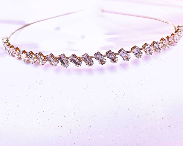 Orama Silver Crystal Tiara Crown Headbad Princess Rhinestone Crown Hair Accessory 606 Hair Accessory Set